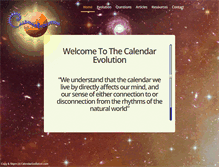 Tablet Screenshot of calendarevolution.com